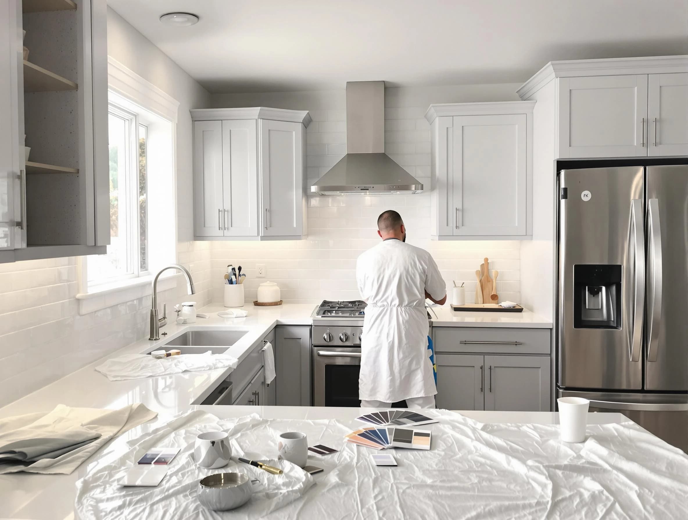 Kitchen Painting in Mayfield Heights